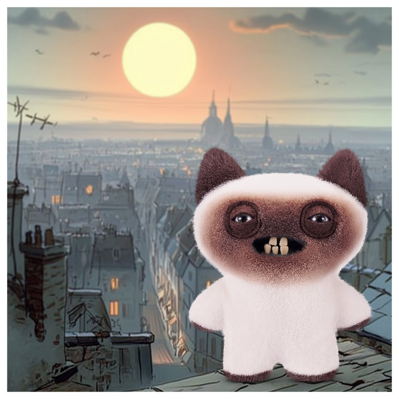 Fuggler Alley Cats Figurka Yawper Maskotka Przytulanka Zwierzak Na Prezent