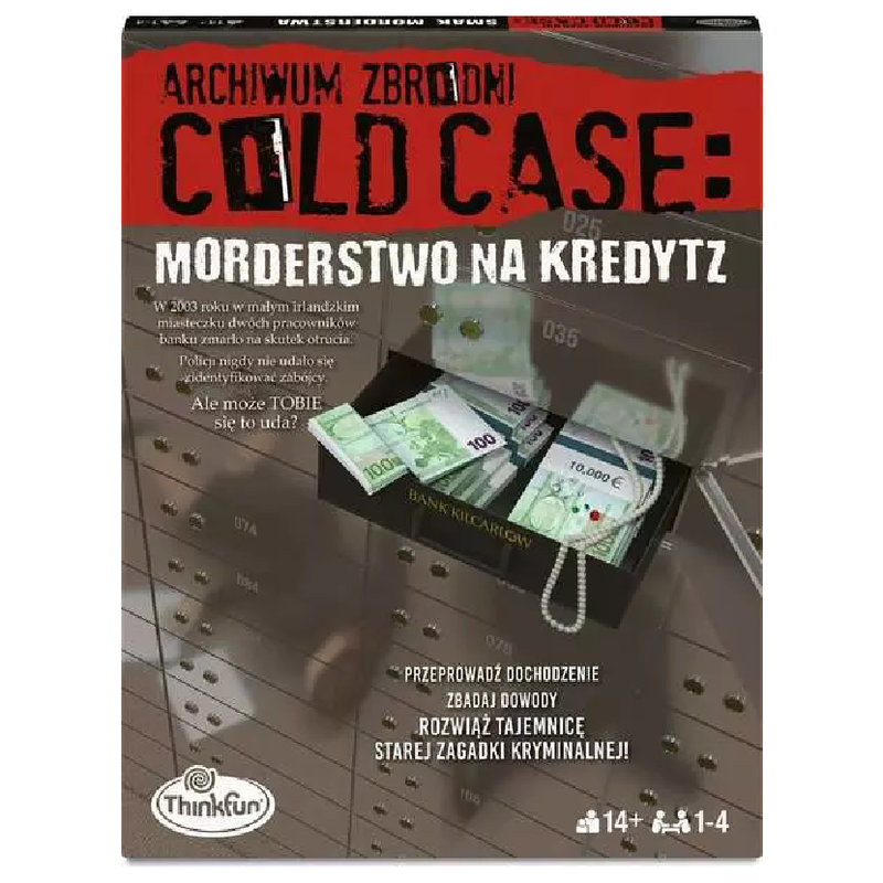Ravensburger Cold Case Archiwum Zbrodni Morderstwo Na Kredyt Gra Planszowa 1-4 Graczy